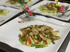 芦笋XO酱爆大连鲍-瓯越轩(新希望立体城购物中心店)