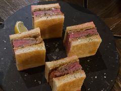 纯血黑安格斯谷饲牛西冷三明治-salée