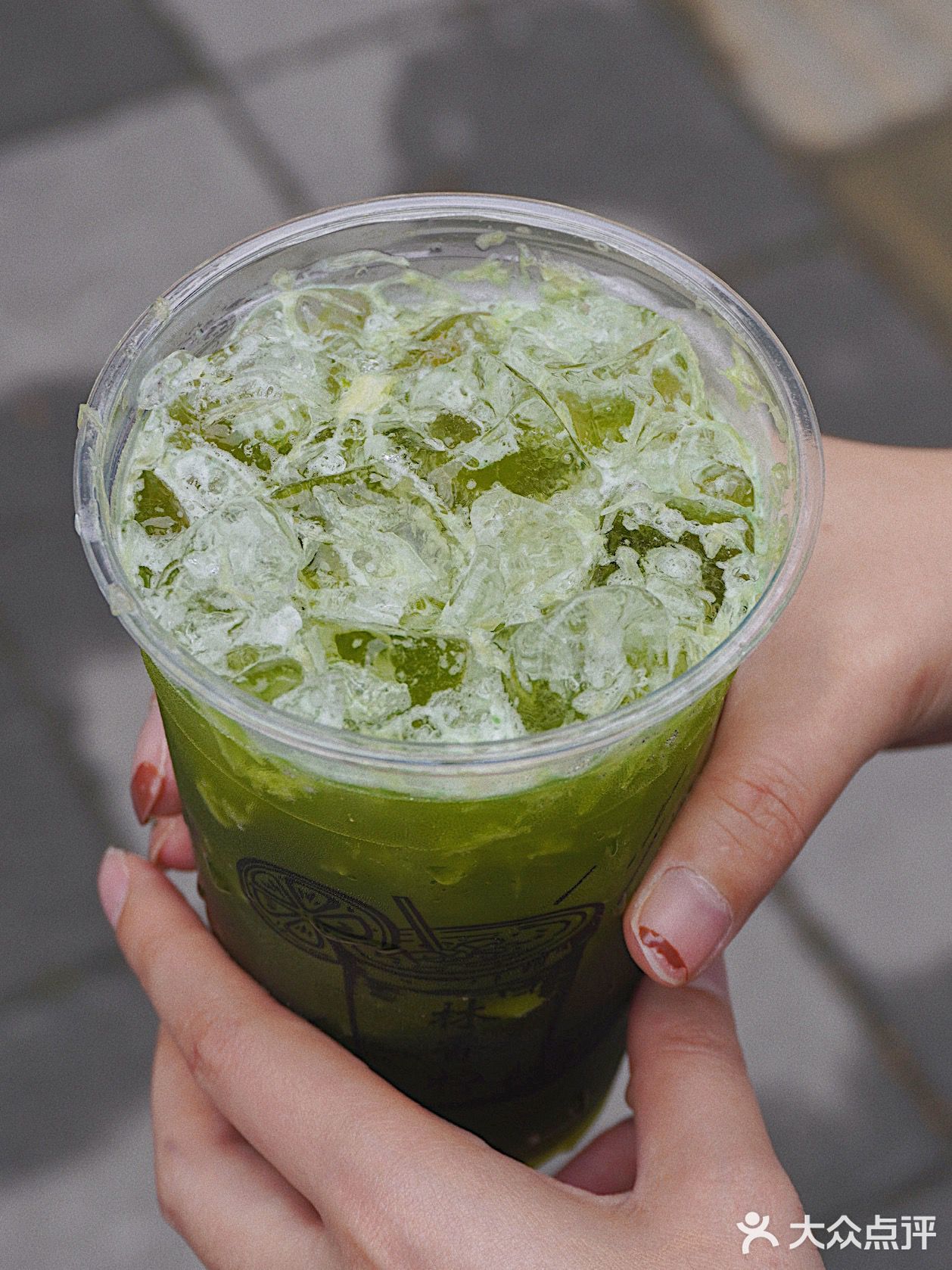 杭州新店绿色警告手打原谅绿柠檬茶