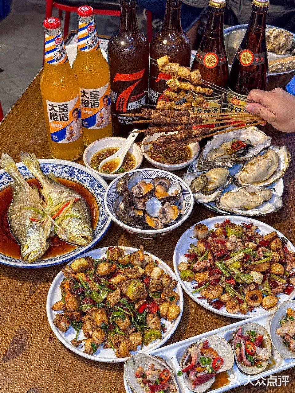 真后悔👉怎么没早点发现这家海鲜烤串啊‼️
