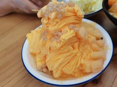 芒果绵绵冰-鞠婆婆•绵绵冰•凉糕•手工冰粉(苏稽一店)