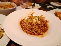 意大利经典半熟蛋肉酱面-造精酿餐厅