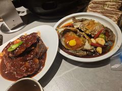 -草家酱蟹炭火烤肉店(珲春南路一店)