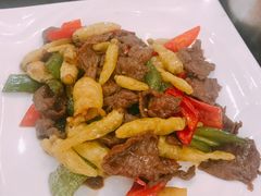 野山椒炒牛肉-美极鲜食坊(宝安南路店)