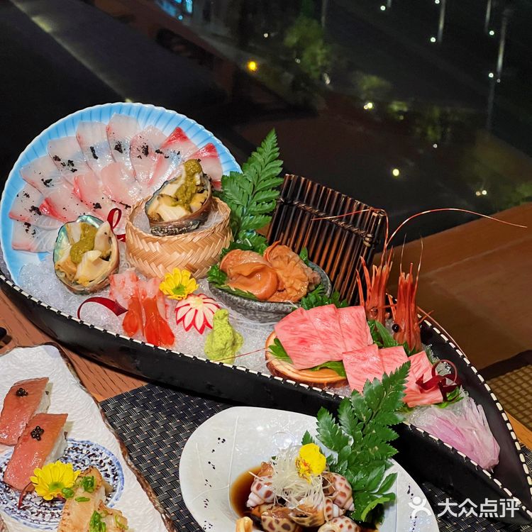 佛山高空铁板烧日料店俯瞰千灯湖全景好❗️美‼️