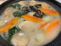 鲜贝鱼汤煮时蔬-港丽餐厅(高德置地店)