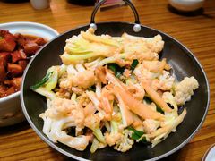 干锅有机花菜-禾珍珠家常小馆(河南博物院店)