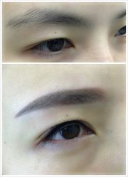 粉黛眉+美瞳线-平萍纹绣韩式半永久定妆