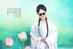 -后宫·古装汉服京剧儿童亲子全家福摄影