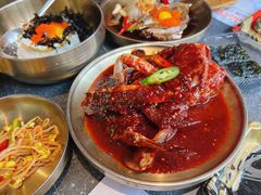 -草家酱蟹炭火烤肉店(珲春南路二店)