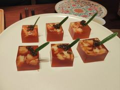 糟香鲜虾冻配鱼籽酱-觅唐MITONG(鸟巢店)