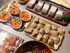 -围炉肉舍•炭烤活鳗•丹东海鲜烤肉(步行街店)