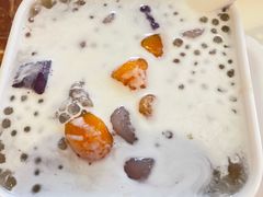 椰汁香芋西米-爽爽王牌甜品(河背村店)