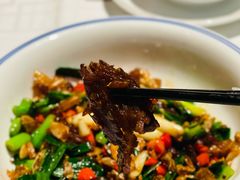 白辣椒炒腊牛肉-湘语·湖南家常菜(新洲店)