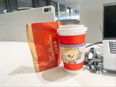 海盐玫瑰拿铁-Tims天好咖啡·贝果(东方广场店)