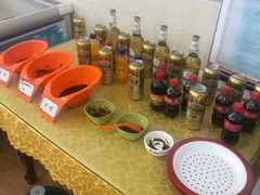 自助调料区-田记自助海鲜饺子