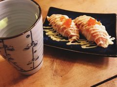 焦糖三文鱼手握寿司-和风食堂·日料·无界小火锅