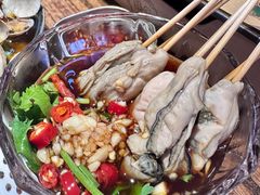 捞汁蚝肉-蚝堡海鲜·威海菜·海肠捞饭·烧烤·亚洲吃蚝公司(幸福门店)