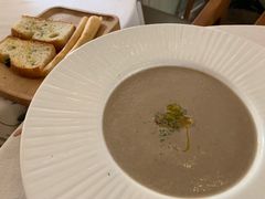 奶油蘑菇浓汤-花·fleur古董西餐厅(西城夜未央店)