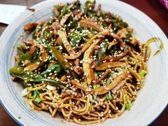 青椒干子肉丝-一味老卤面(大石桥店)
