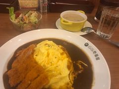 炸猪排咖喱蛋包饭-COCO壱番屋(北京平安国际金融中心店)