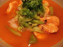 丝瓜魔芋烩大虾-南山酒肆(南山董事绘店)