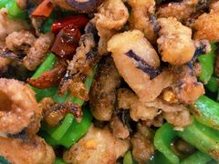 干煸鱿鱼-满口香饭店