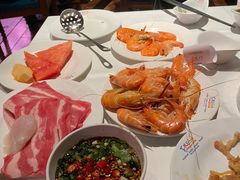 基围虾-领鲜活海鲜榴莲自助火锅(东门店)
