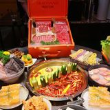 海口贵场火锅开业一周年啦！！人巨多😭