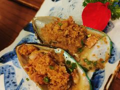 黄油蒜香焗青口贝-阿吾罗日本料理(K11艺术中心店)