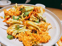 干锅有机菜花-宽鲜锅贴家常菜(永旺东部购物中心香港中路店)