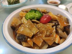 杂菌豆腐煲-长春观斋补堂素菜馆