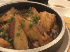 黑椒茄子三文鱼腩-广州逸林假日酒店·四季桃源中餐厅(白云山风景区店)