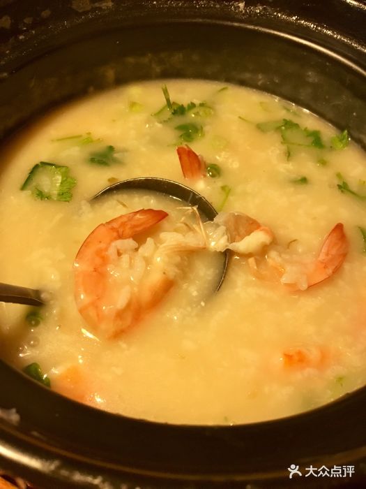 颐和潮汕海鲜砂锅粥(珠江路店)招牌鲜虾粥图片