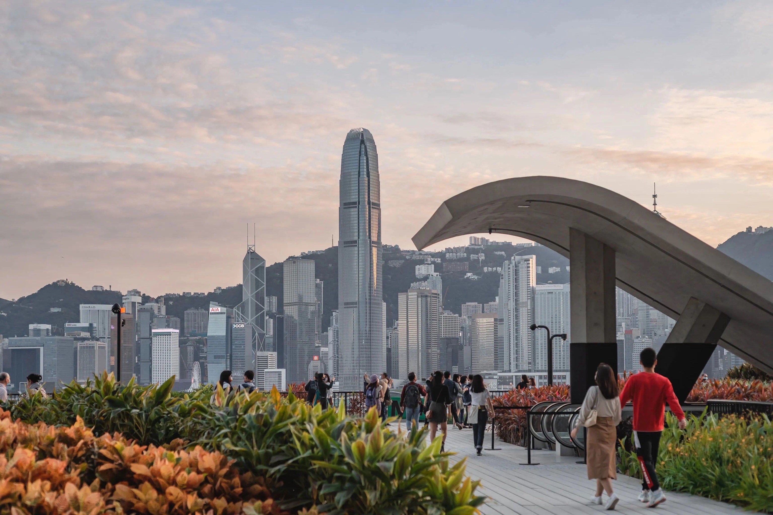 香港天际线美景@m