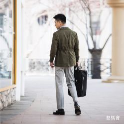 点击看大图 -怒马会 全麻衬西装高级定制