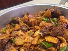 -尕有炕锅烤羊肉