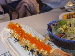 巨型黑虎虾脆皮塔可寿司-和牛食堂•BISTRO(广州首店)