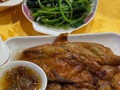 蒜蓉炒番薯叶-老字号蛇口德记烧腊饭店·海鲜加工
