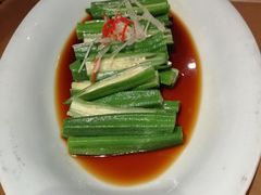 白灼秋葵-北平盛世·新京菜·北京烤鸭(劲松·双井店)