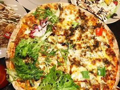 BBQ鸡肉蔬菜披萨-机器人火炉披萨