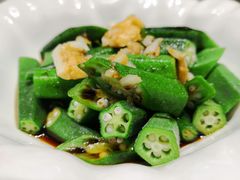 白灼有机黄秋葵-临家闽南菜(翔安店)