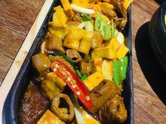 包浆豆腐烧肥肠-雀舞云南菜(乐客城店)