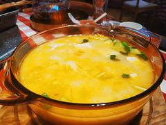 鸡汤小白菜煮榆林豆腐-西贝莜面村(近铁城市广场店)