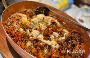 Sichuan-Style Steamed Sea Bass with Spicy Sauce