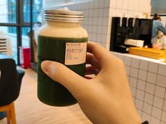 抹茶清饮芝士-36抹茶·千层与鲜果茶(欢乐海岸店)