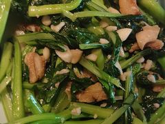 猪油渣炒菜心-秋色客家菜(流塘店)