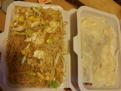 香菇牛肠，鸡蛋炒米粉-荔园小馆(园岭新村二期店)