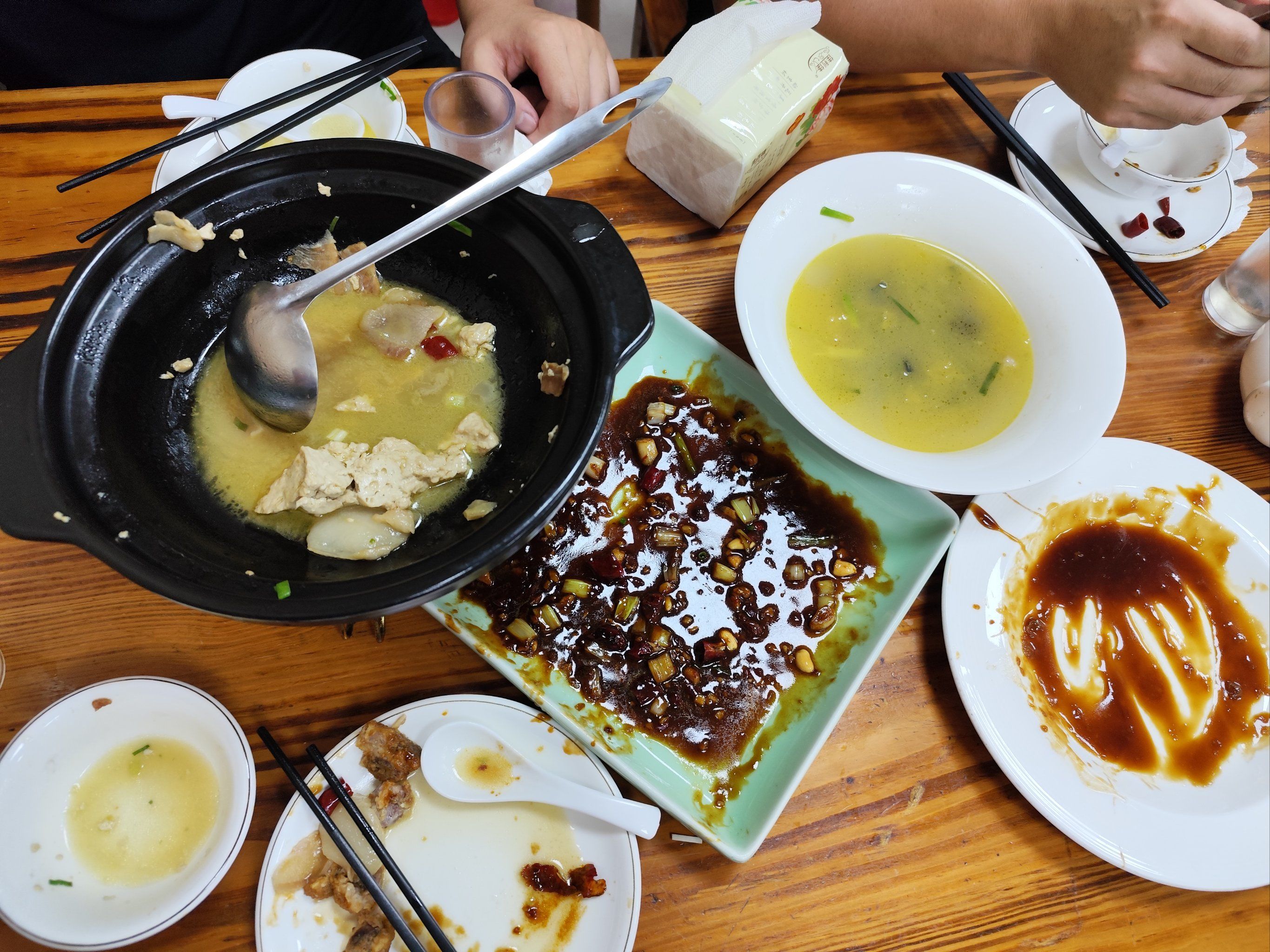 八公山豆腐 三林塘肉皮,不错,本帮口味,吃完光盘