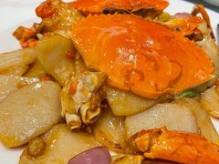 蟹炒年糕-西湖春天•老字号杭州菜(百汇店)